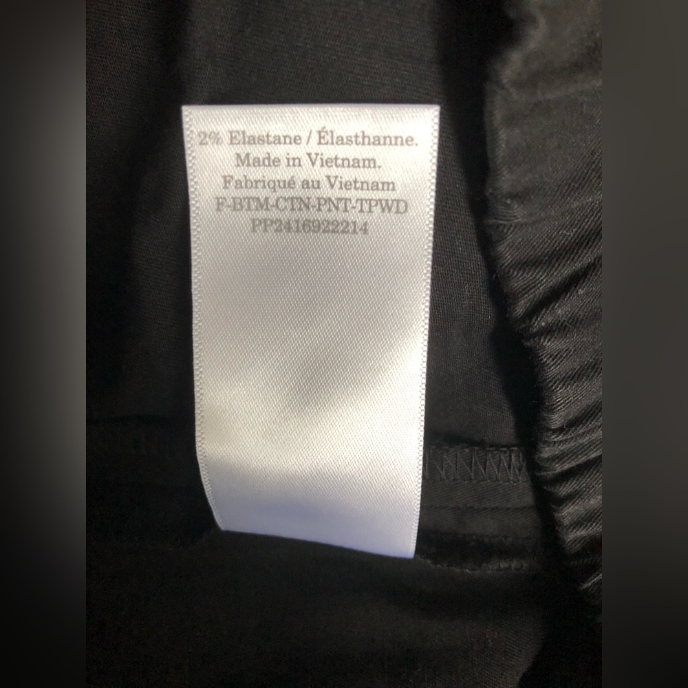 NWT Everlane The Easy Pant Black Size L Straight Leg - Picture 13 of 14